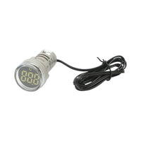 Indicatore digitale di temperatura con sonda LED bianca 220V/380V AC Ø 22mm Breckner Germany