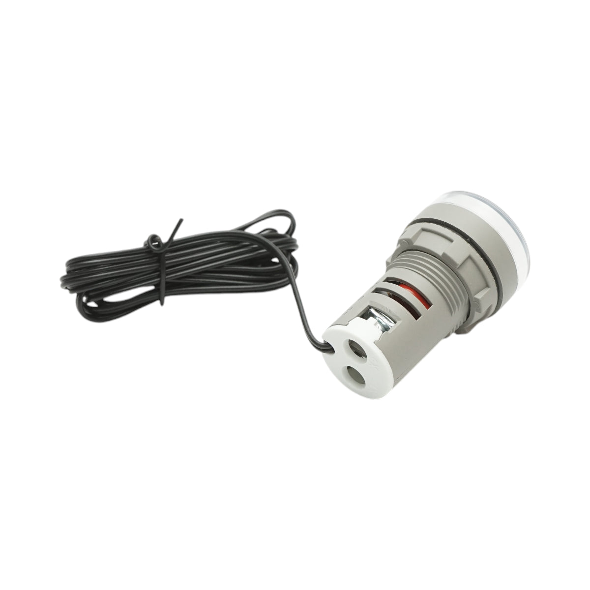 Indicatore digitale di temperatura con sonda LED bianca 220V/380V AC Ø 22mm Breckner Germany