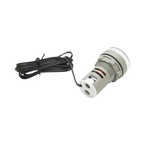 Indicatore digitale di temperatura con sonda LED bianca 220V/380V AC Ø 22mm Breckner Germany