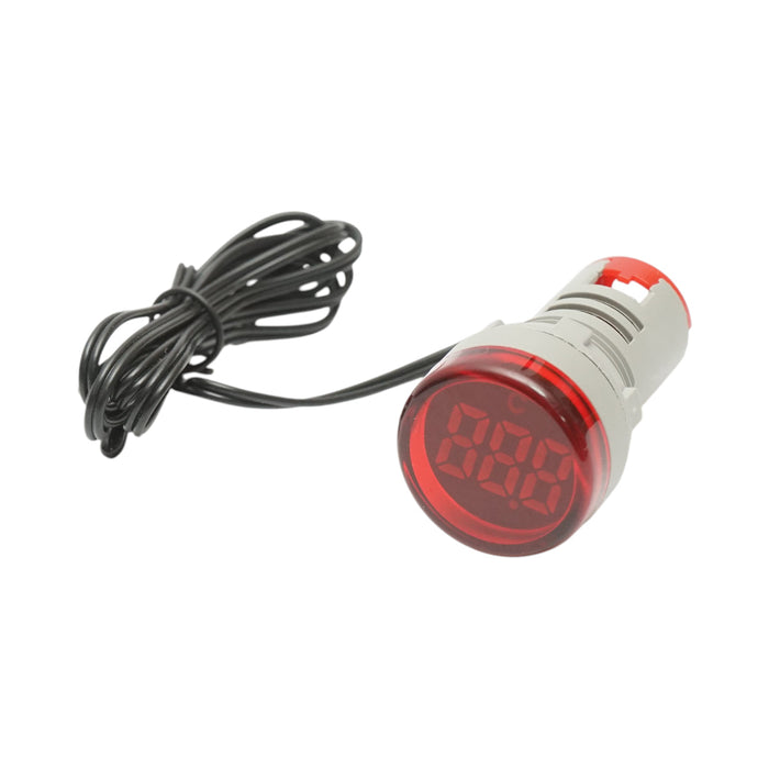 Indicatore digitale di temperatura con sonda LED rossa 220V/380V AC Ø 22mm Breckner Germany