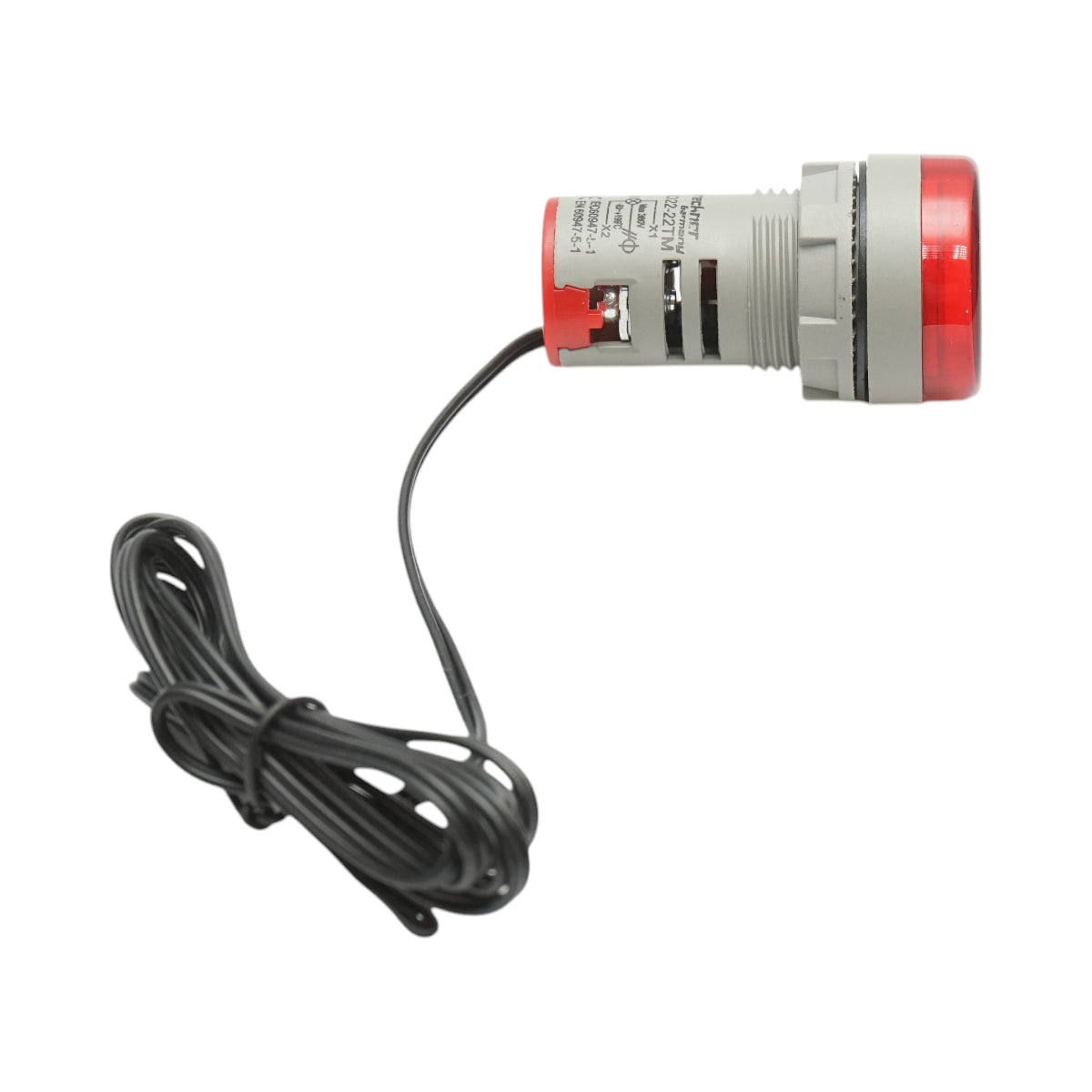 Indicatore digitale di temperatura con sonda LED rossa 220V/380V AC Ø 22mm Breckner Germany