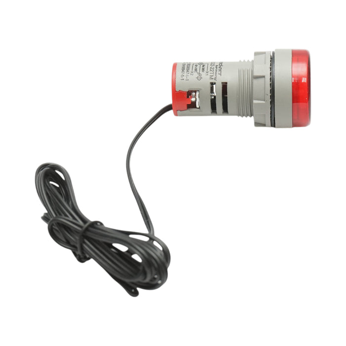 Indicatore digitale di temperatura con sonda LED rossa 220V/380V AC Ø 22mm Breckner Germany