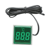Indicatore digitale di temperatura con sonda LED verde 220V/380V AC Ø 22mm Breckner Germany