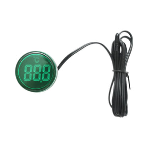 Indicatore digitale di temperatura con sonda LED verde 220V/380V AC Ø 22mm Breckner Germany