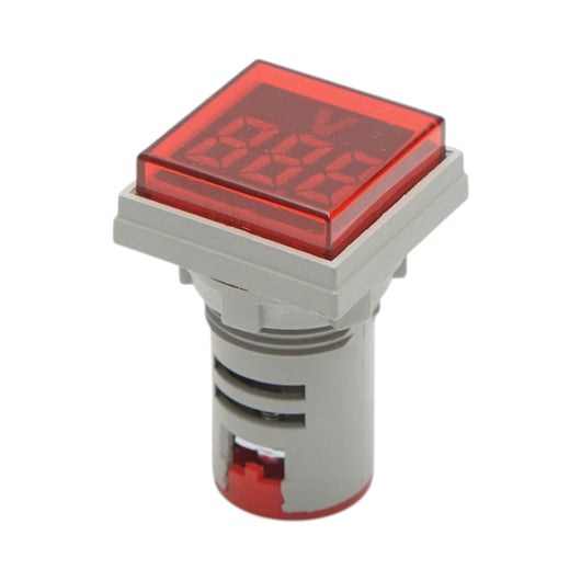 Indicatore digitale voltmetro a LED rosso 50-500V AC Ø 22mm Breckner Germany