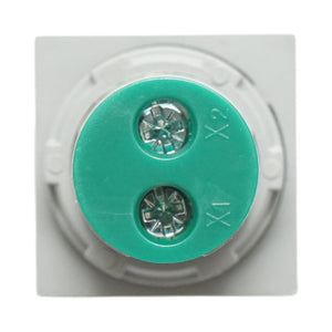 Indicatore digitale voltmetro a LED verde 50-500V AC Ø 22mm Breckner Germany