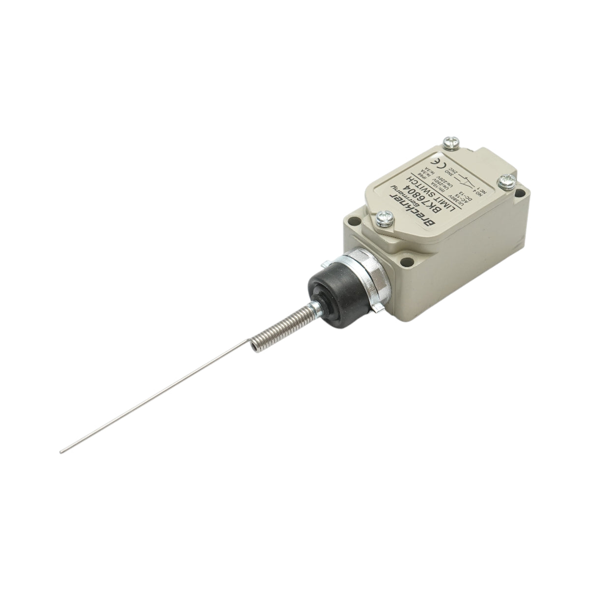 Interruttore di fine corsa con filo a molla flessibile – 380V / 1NO + 1NC / IP66 Breckner Germany
