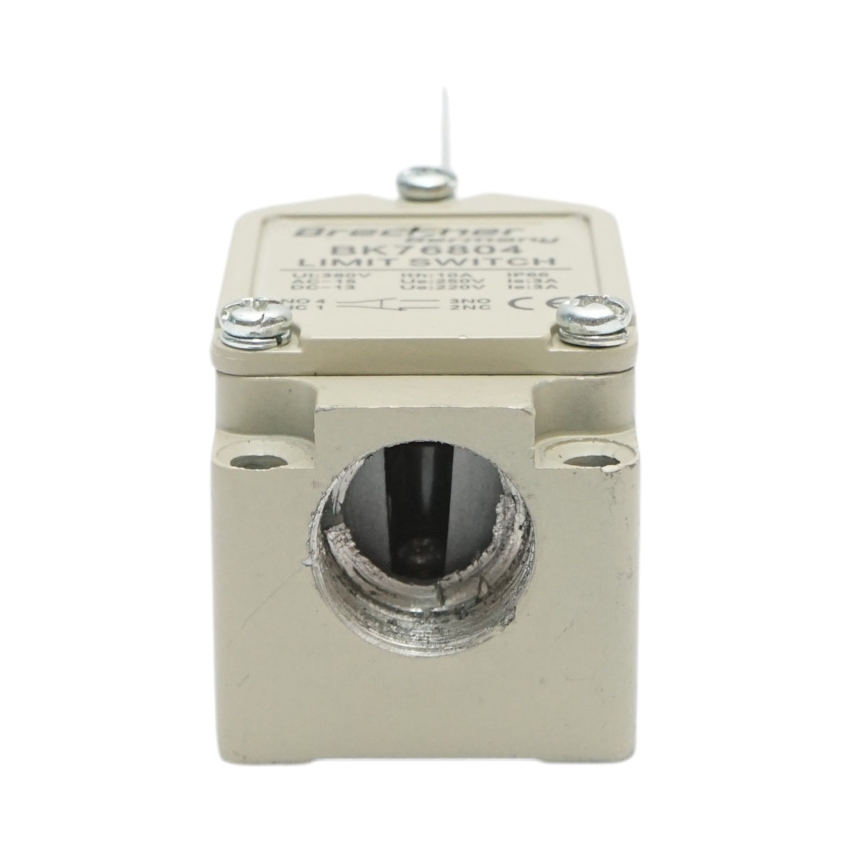 Interruttore di fine corsa con filo a molla flessibile – 380V / 1NO + 1NC / IP66 Breckner Germany