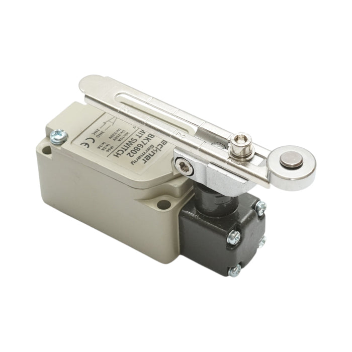 Interruttore di fine corsa con leva regolabile e rullo – 380V / 1NO + 1NC / IP66 Breckner Germany