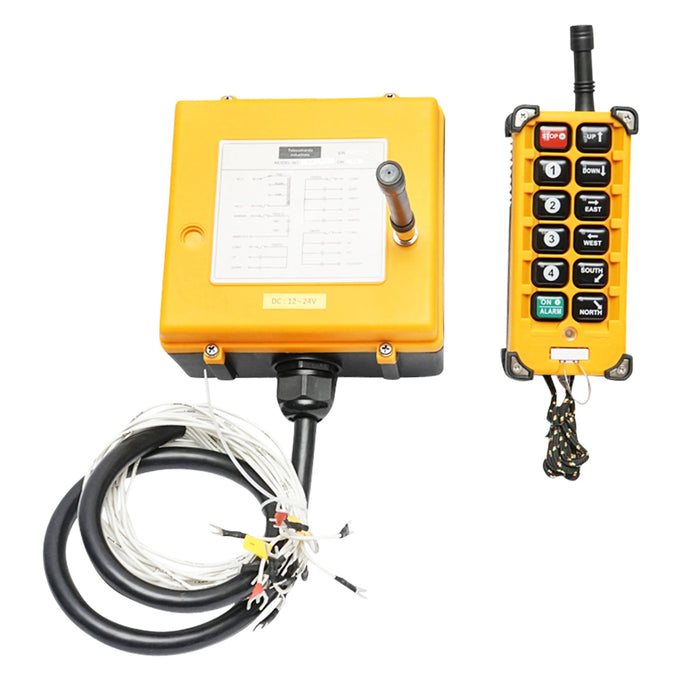 Telecomando wireless industriale con 8 comandi DC 12V/24V e protezione dall'acqua Breckner Germany