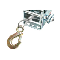 Verricello manuale Hoteche – 270 kg con tamburo e cavo da 4,5 mm / 8 m