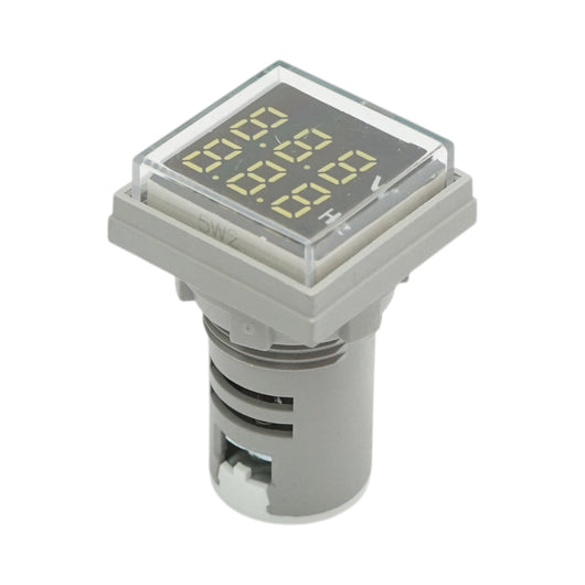 Voltmetro digitale e indicatore di frequenza LED bianco 0-99Hz/50-500V AC Ø 22mm Breckner Germany