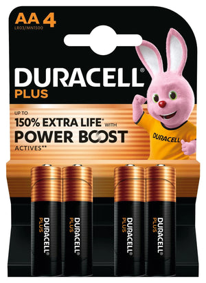 PILA STILO AA DURACELL PLUS POWERBOOST 4PZ