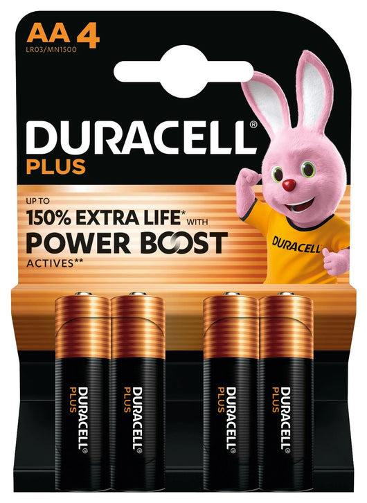 PILA STILO AA DURACELL PLUS POWERBOOST 4PZ