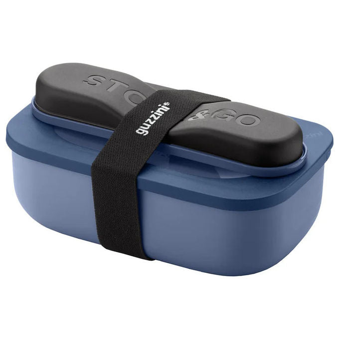 Guzzini StoreandGo Portapranzo Verde con Posate