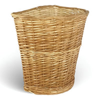 Zaino portafunghi verde mimetico con cesta Gerla in vimini per raccolta castagne