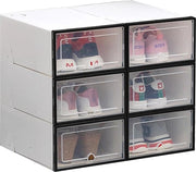 Rack per scarpe modulare per camera da letto e soggiorno - Piastra per sneaker - Spazio di stoccaggio per la casa - 6 Pair