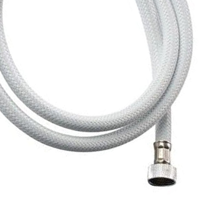 Flessibile per doccia in nylon bianco