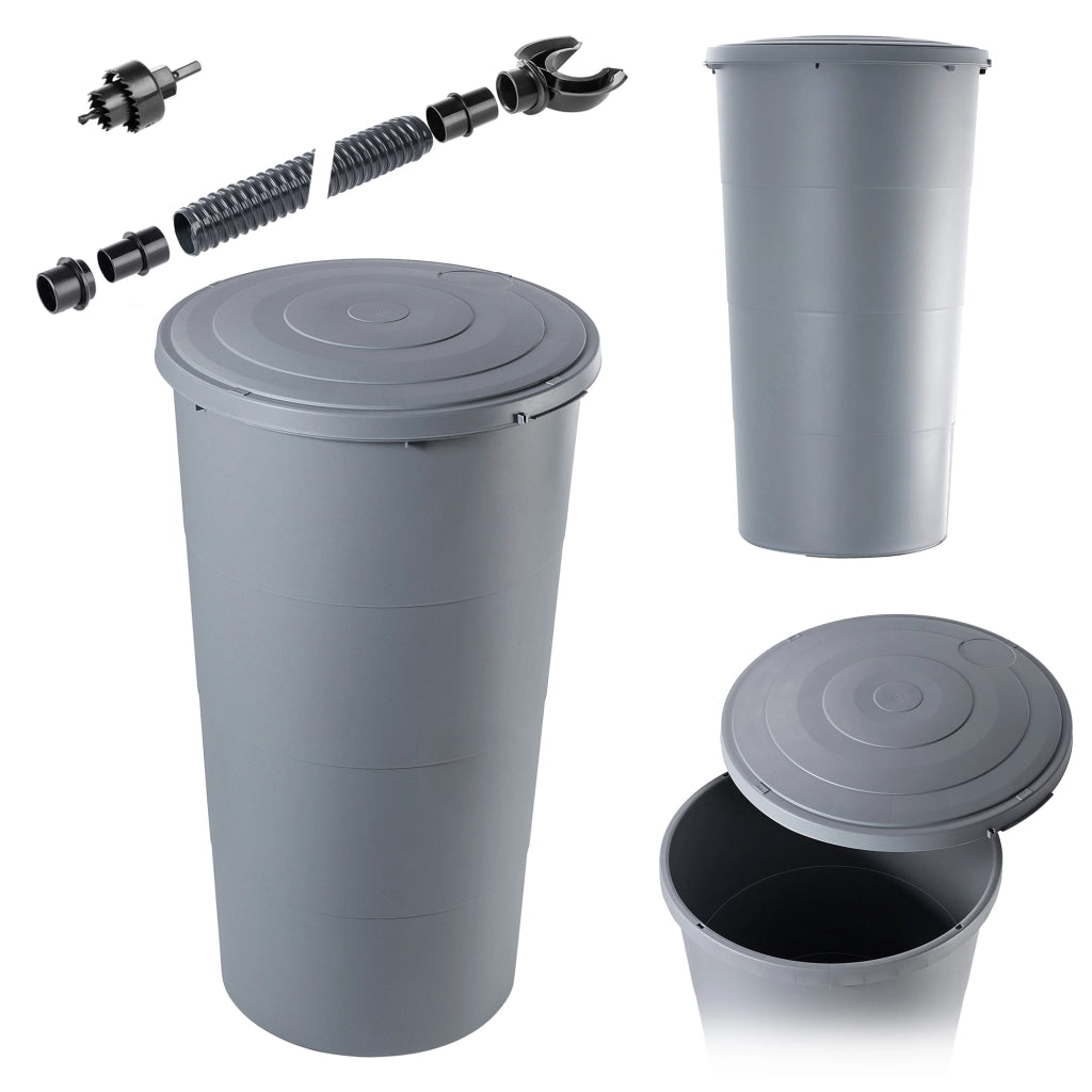 Kit di collegamento per serbatoio di acqua piovana KADAX da 200 litri