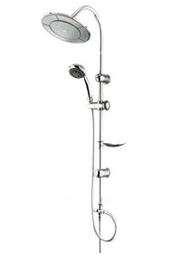 Colonna doccia a ponte completa di soffione e doccetta 5 getti anticalcare