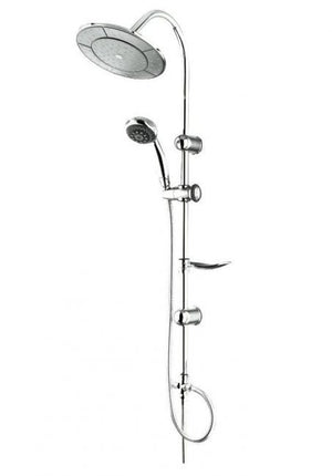 Colonna doccia a ponte completa di soffione e doccetta 5 getti anticalcare