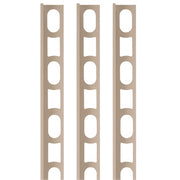 Profili in alluminio verniciato colore sabbia 133 a l per finitura parete proangle *** pezzi 3 pz, confezione 1