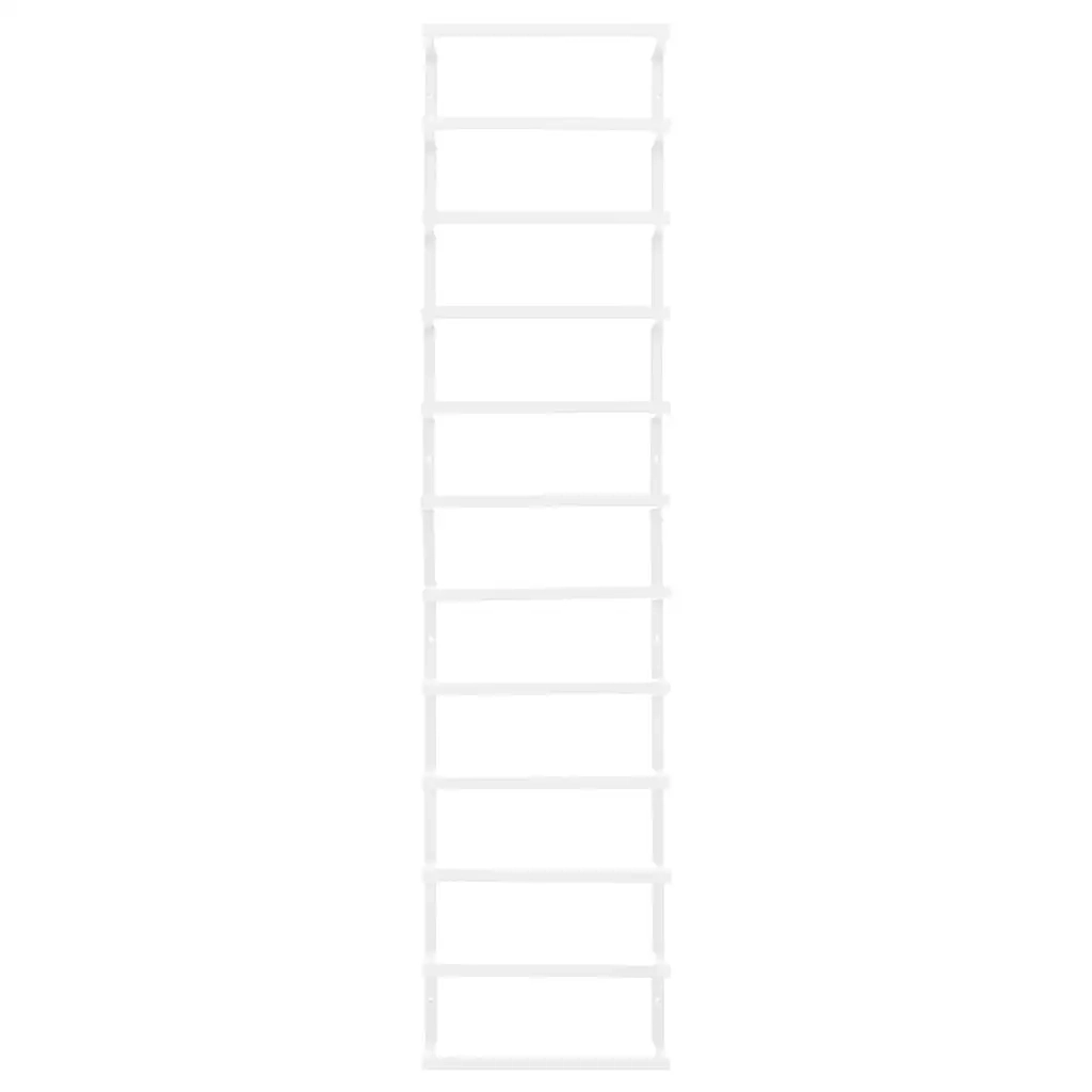 Portasciugamani Bianco 24x12x96 cm in Acciaio 336126