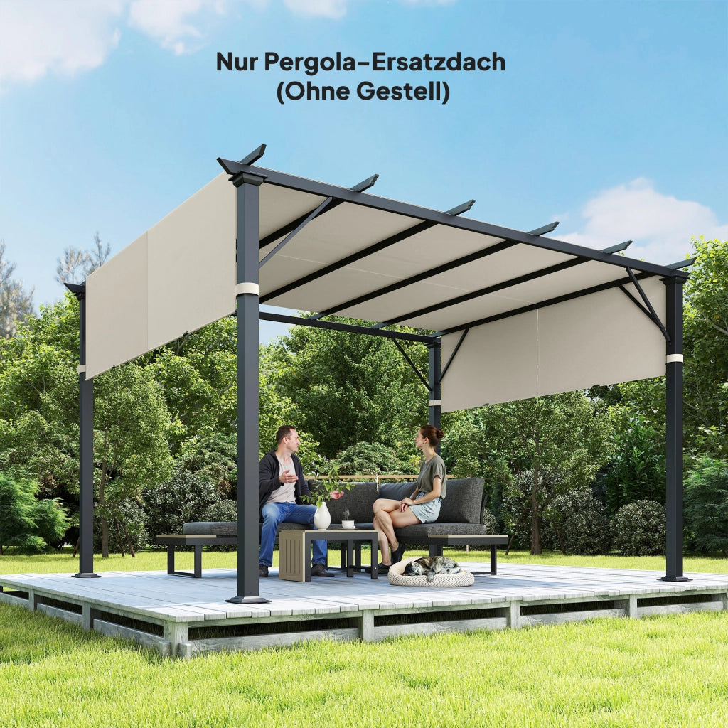 Tenda da sole per pergola ¨C zephmum ¨C crema 3x3m