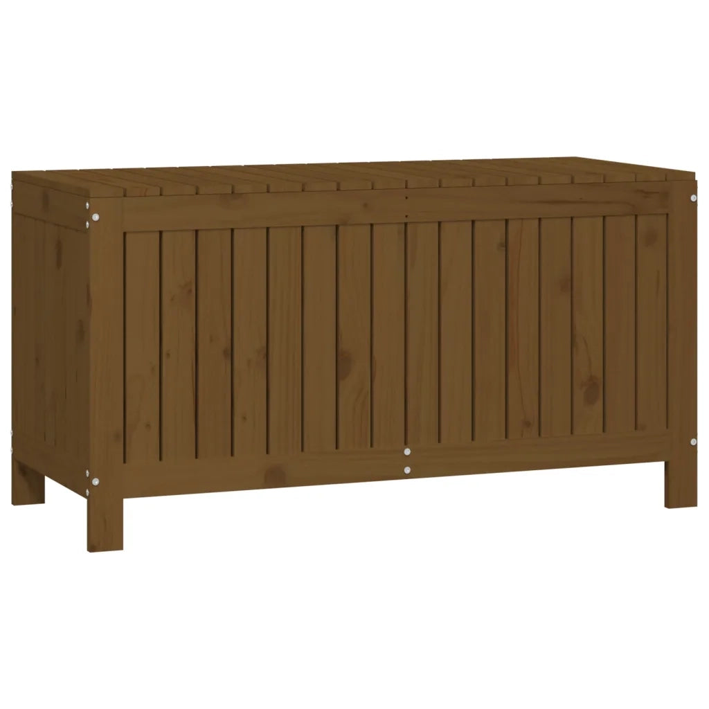 Contenitore da Giardino Ambra 115x49x60 cm Legno Massello Pino