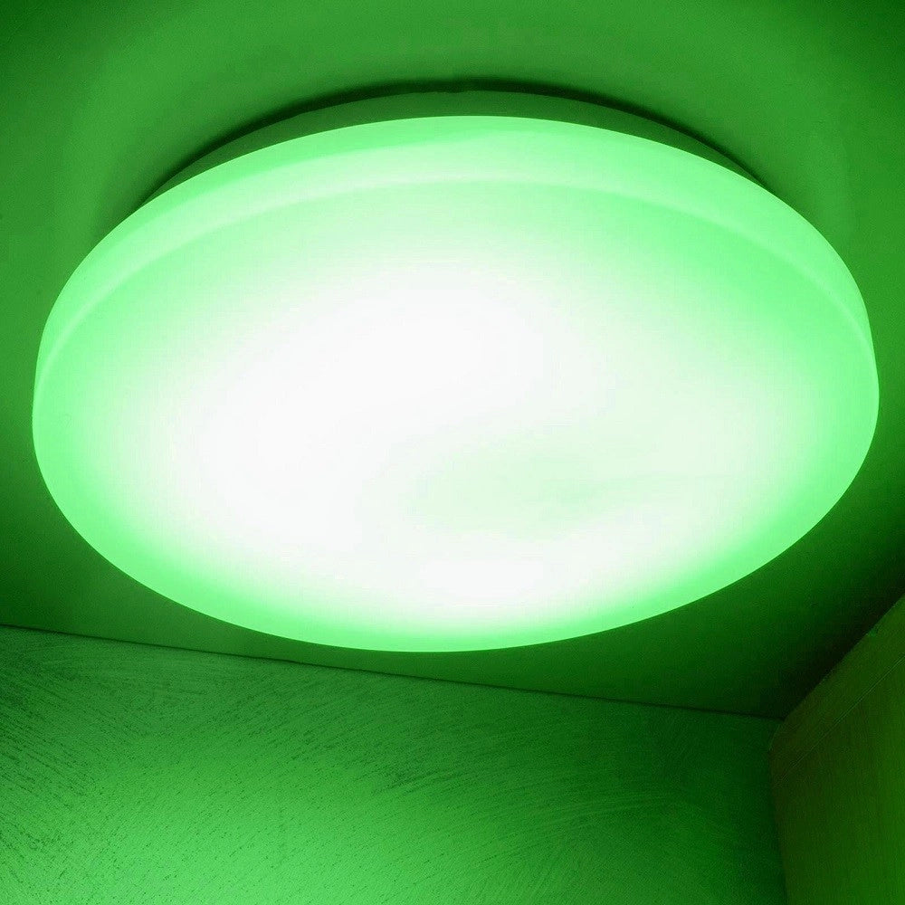 Trade Shop - Plafoniera Led Smart 20w Rgb Cct Wifi Intelligente Dimmerabile Smartphone Alexa Google -