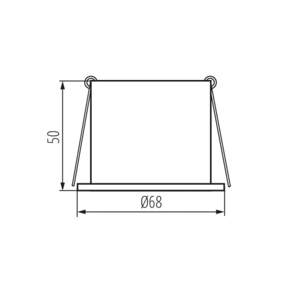 Kanlux SPAG 27326 faretto incasso tondo nero oro GU10