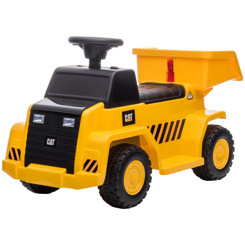 Camion Ribaltabile Elettrico per Bambini ¨C zephmum ¨C Giallo, 74.5x36x43.5 cm