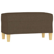 Panca Marrone 70x35x41 cm in Tessuto CFW2102707