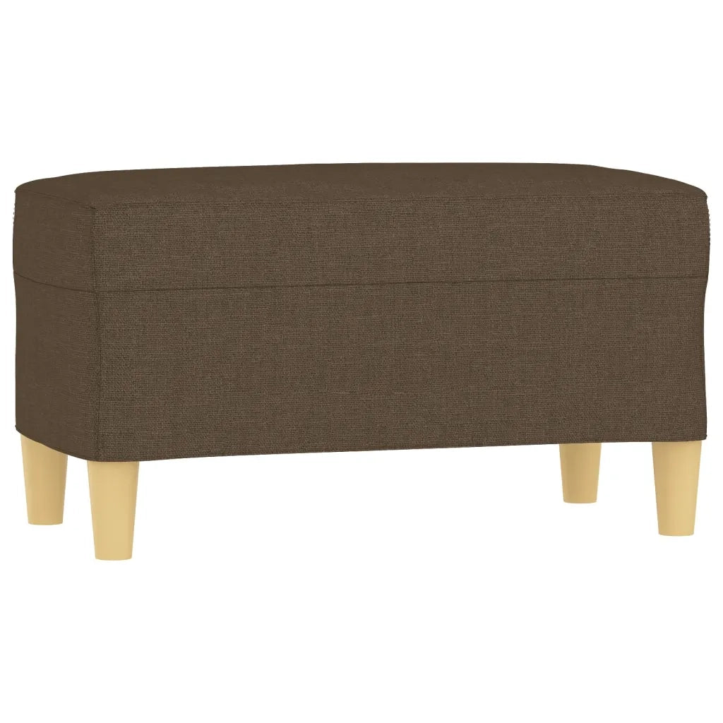 Panca Marrone 70x35x41 cm in Tessuto CFW2102707