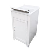 Lavatoio in resina bianco 45x50 cod 80130