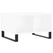 Tavolino da salotto | Tavolino da caff¨¨ | Tavolino da Soggiorno Bianco 60x50x36,5 cm in Legno Multistrato