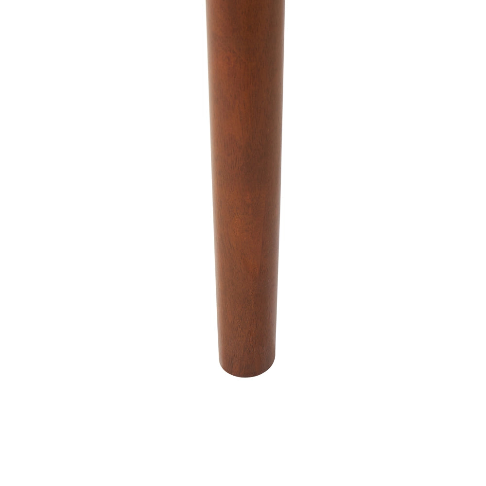 Tavolo da pranzo allungabile in legno scuro 100/130 x 80 cm MDF gomma retrò
