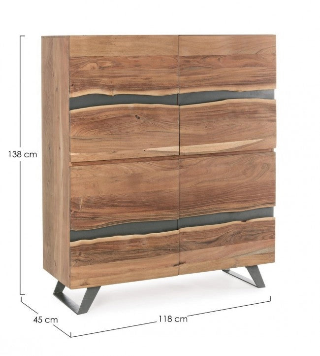 Credenza 2 Ante 118x45x138h cm Aron