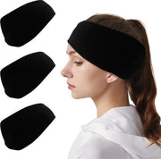 Set di 3 Orecchini da Fatica - Isolanti al Vento - Fleece - Per Jogging/Corse in Pista - Unisex