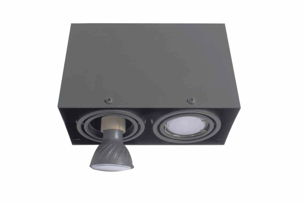 Faretto soffitto LED Milagro Blocco ML843 grigio metallo
