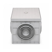 Fortunato pozzetto grigio per acqua piovana 300x300 mm con chiusino