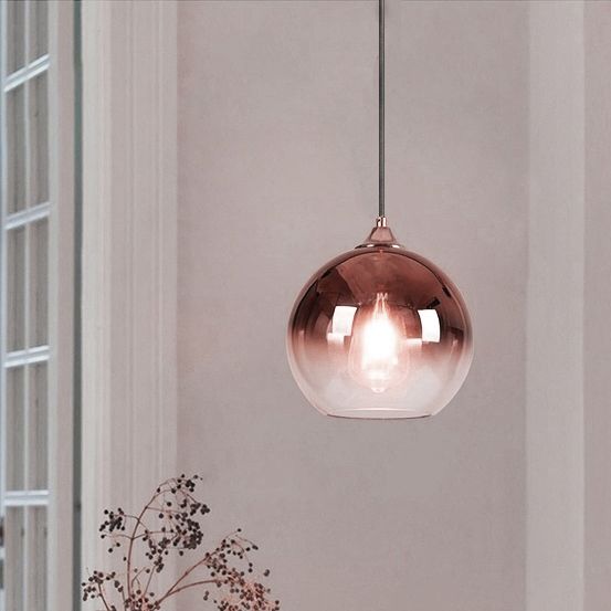 Lampada Da Soffitto Di Vetro App 313-1cp Rose Gold