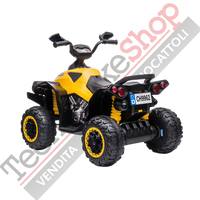 Quad Elettrico per Bambini Quad Medio Sport 12V-Giallo