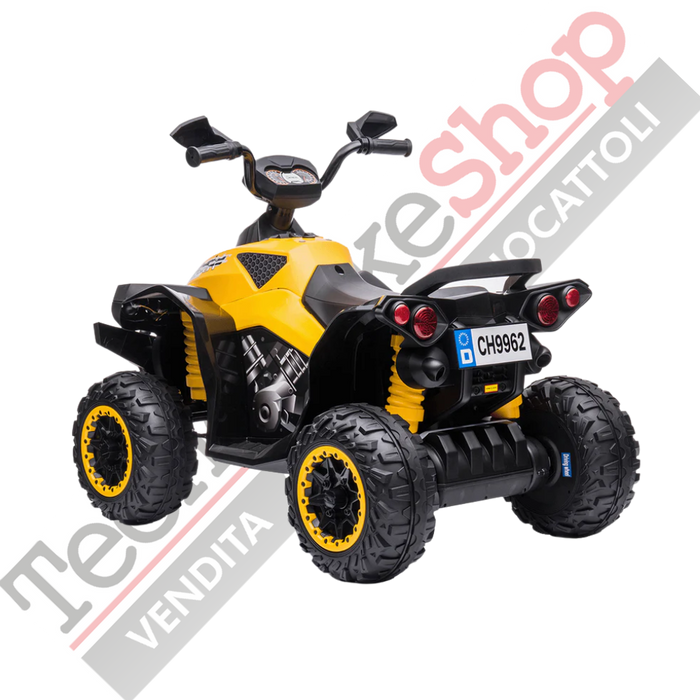 Quad Elettrico per Bambini Quad Medio Sport 12V-Giallo