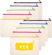 Tas in Beige per Scrittura da Personalizzare - Etui DIY per Oggetti da Scrivere - Dimensioni 20,8 x 13 cm