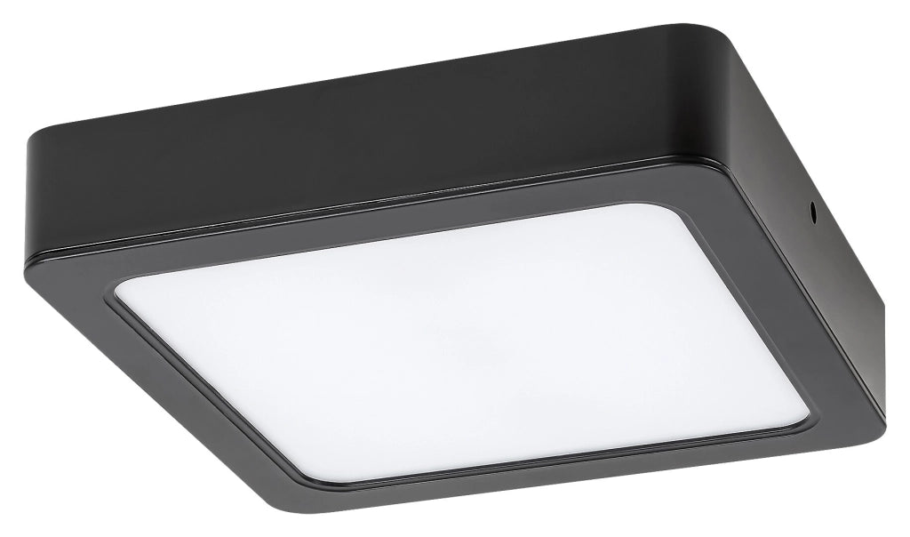 Plafoniera quadrata LED 7W nero/bianco 4000K 12cm Rabalux
