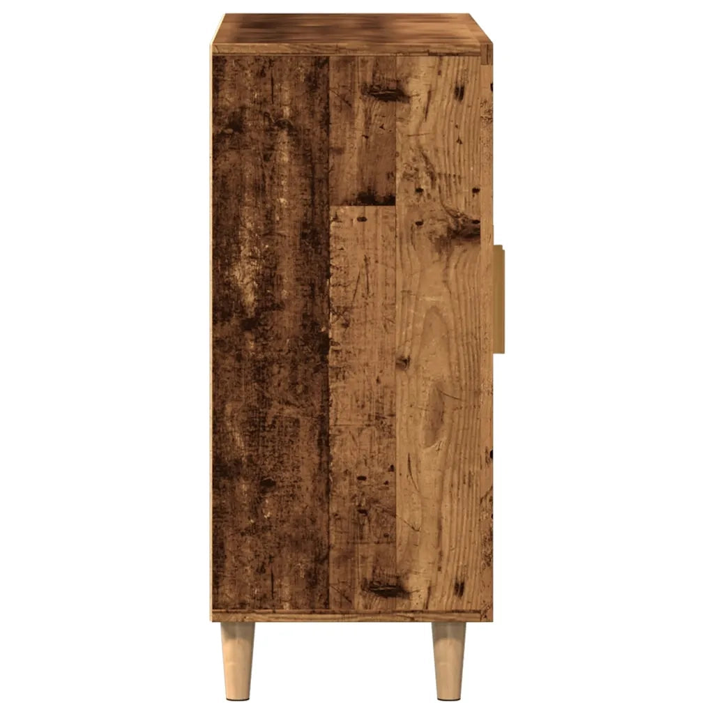 Credenza Legno Antico 90x34x80 cm in Legno Multistrato 856890