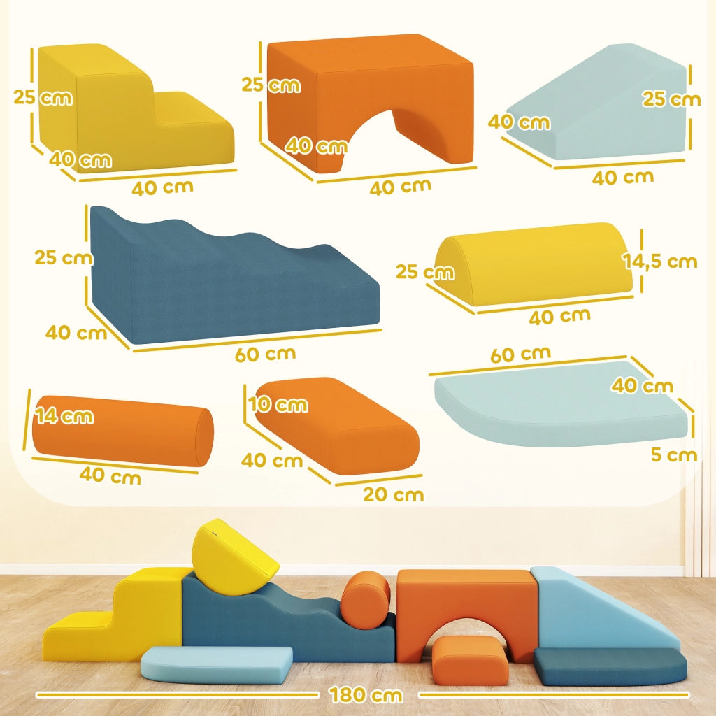Blocchi di Schiuma per Bambini ¨C Zephmum ¨C Multicolore 90x90x90