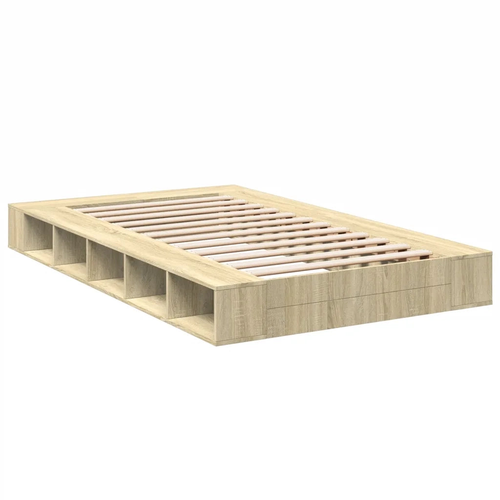 Giroletto-Struttura Letto Rovere Sonoma 120x200 cm in Legno Multistrato 422688