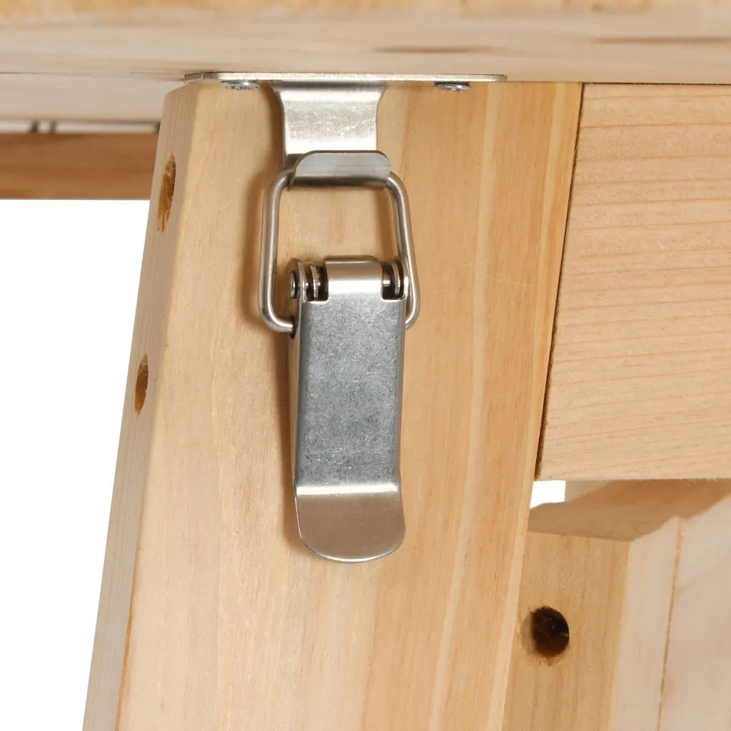 Tavolino da Bar Pieghevole 78 cm in Legno di Abete CFW1438651